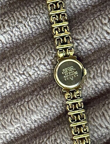 Beden Seiko vintage altın renk kadın saat