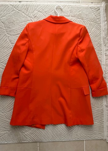 Diğer Düğmeli turuncu Kadın Blazer Ceket