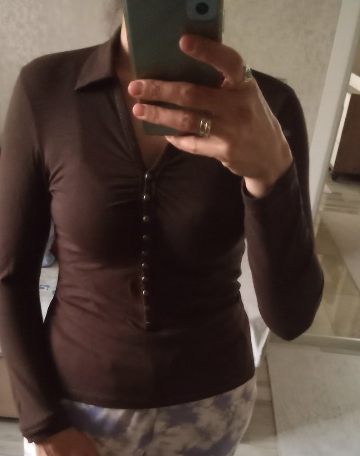 vitange kahverengi buluz - Görsel 3