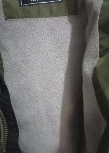 Erkek Çocuk Haki Fermuarlı Mont - Görsel 7