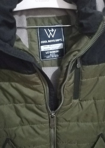 Erkek Çocuk Haki Fermuarlı Mont - Görsel 3