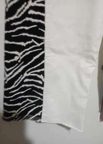 Zebra Desenli Kadın Kumaş Pantolon - Görsel 2