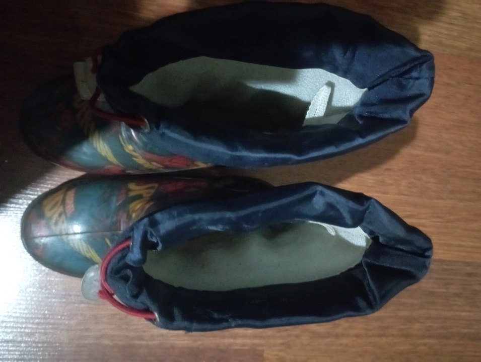 Renkli Örümcek Adam Desenli Kauçuk Erkek Çizme - Görsel 4