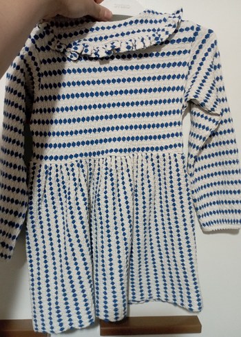 Uzun Kollu Bohem Kız Çocuk Elbisesi - Görsel 2