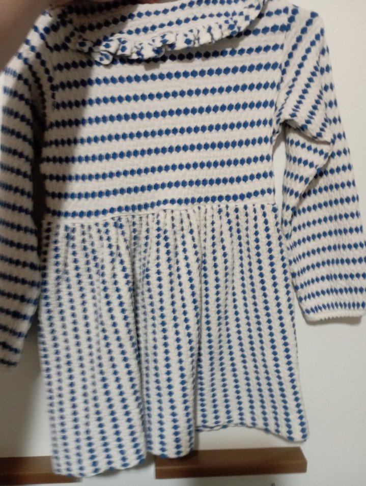 Uzun Kollu Bohem Kız Çocuk Elbisesi - Görsel 4