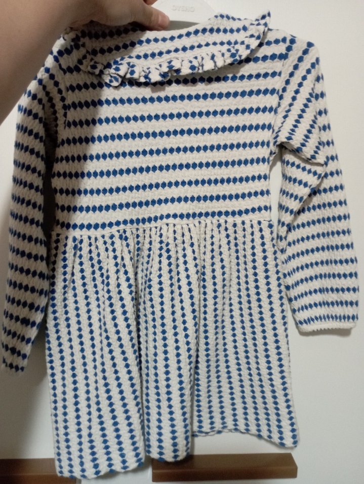 Uzun Kollu Bohem Kız Çocuk Elbisesi - Görsel 2