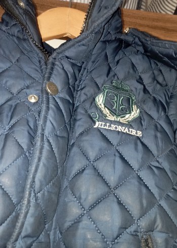 Erkek Çocuk Lacivert Kapitone Mont - Görsel 3