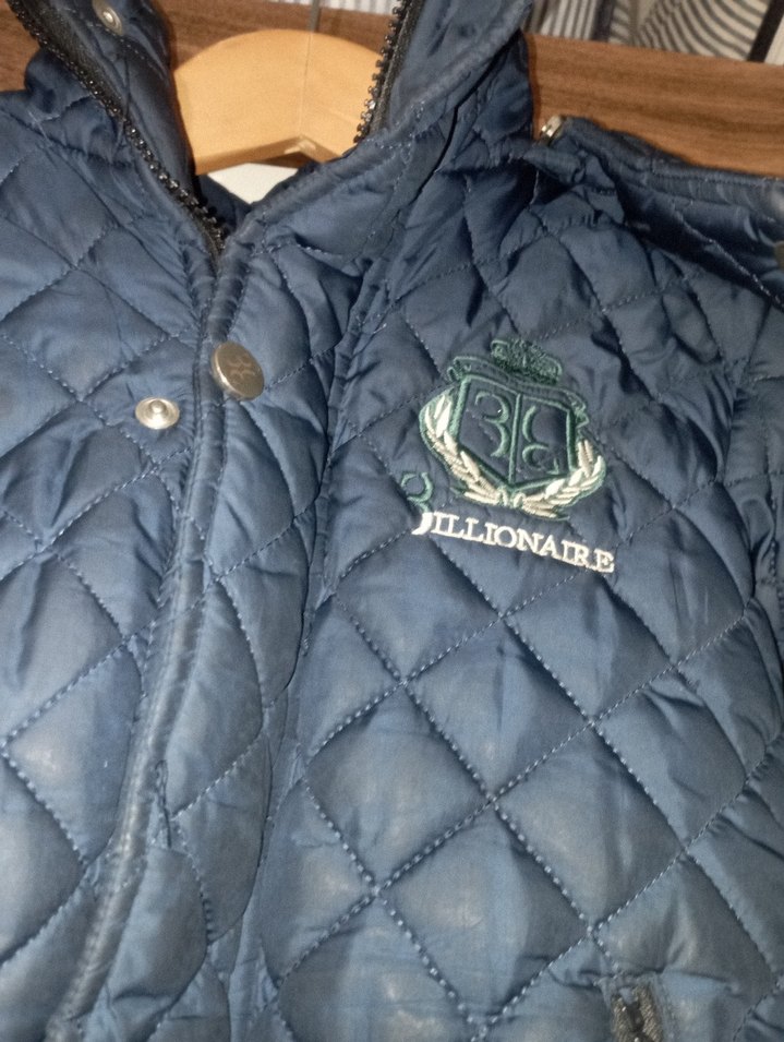 Erkek Çocuk Lacivert Kapitone Mont - Görsel 3