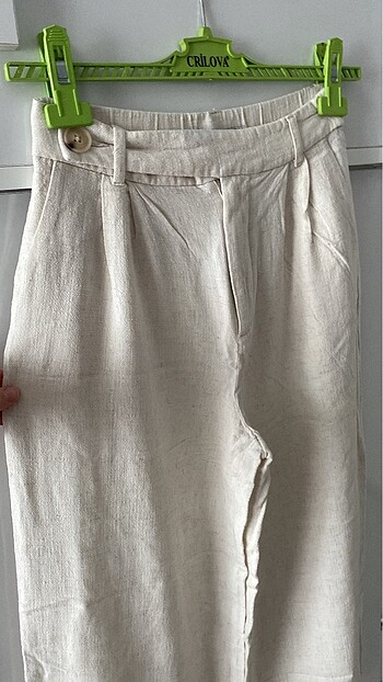 Stradivarius STRADİVARİUS CULOTTE KETEN PANTOLON
