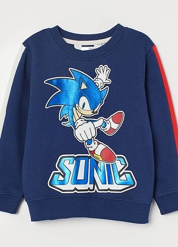 Sonic Baskılı Sweatshirt 