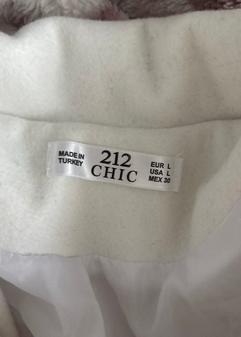 Düğmeli Beyaz Midi Kadın Kaban - Görsel 2