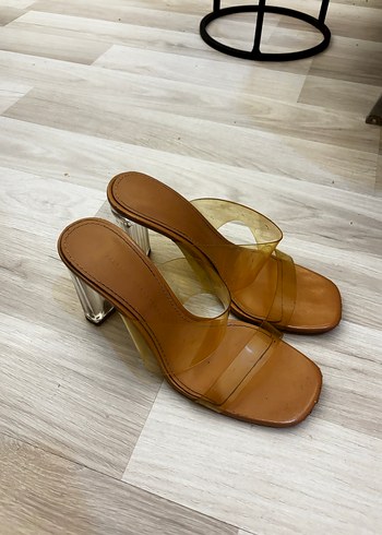 Bej Platform Topuklu Stiletto Kadın Ayakkabı - Görsel 3