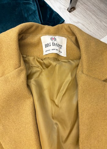 Bej Kadın Midi Süet Kaban - Görsel 2