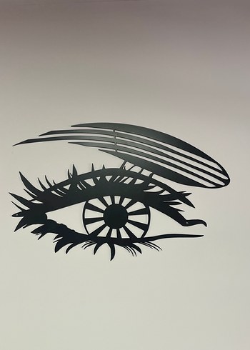 Metal dekoratif göz - Görsel 2