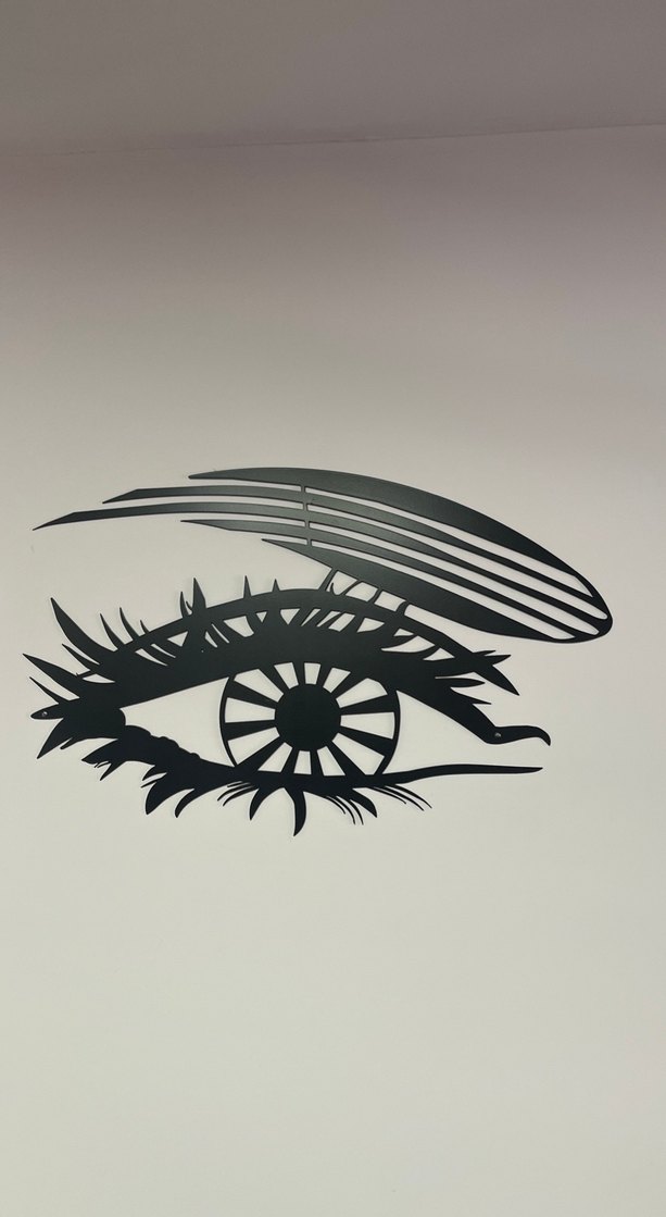 Metal dekoratif göz - Görsel 2