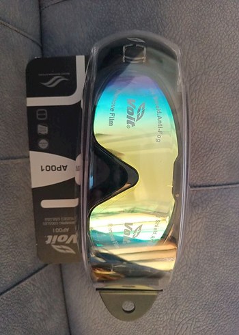 Şeffaf Gri Desenli Bisikletçi Yüzücü Gözlüğü - Görsel 2