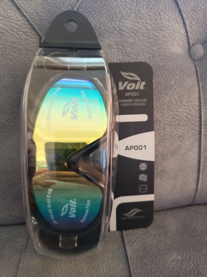 Şeffaf Gri Desenli Bisikletçi Yüzücü Gözlüğü - Görsel 3