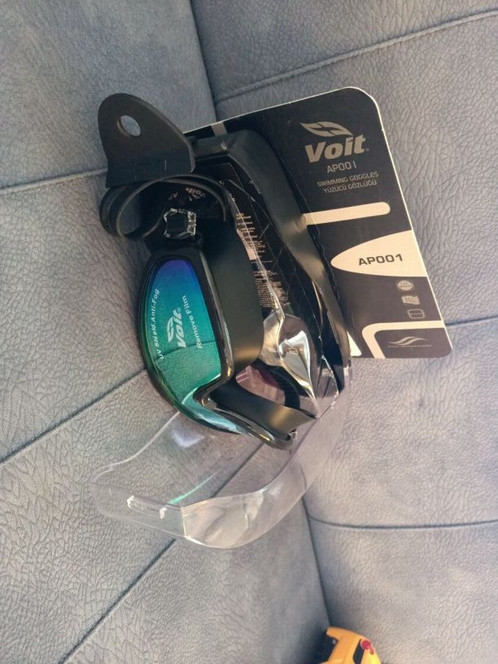 Şeffaf Gri Desenli Bisikletçi Yüzücü Gözlüğü - Görsel 4