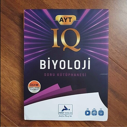 Paraf yayınları IQ Ayt biyoloji