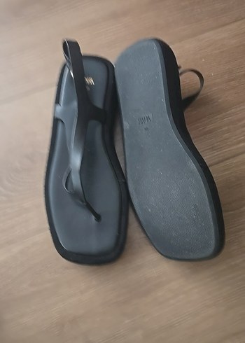 Siyah Minimalist Topuklu Kadın Terlik - Görsel 3