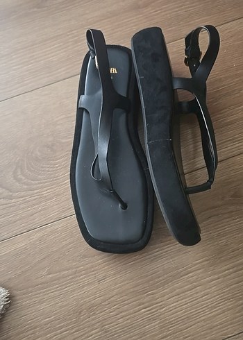 Siyah Minimalist Topuklu Kadın Terlik - Görsel 2