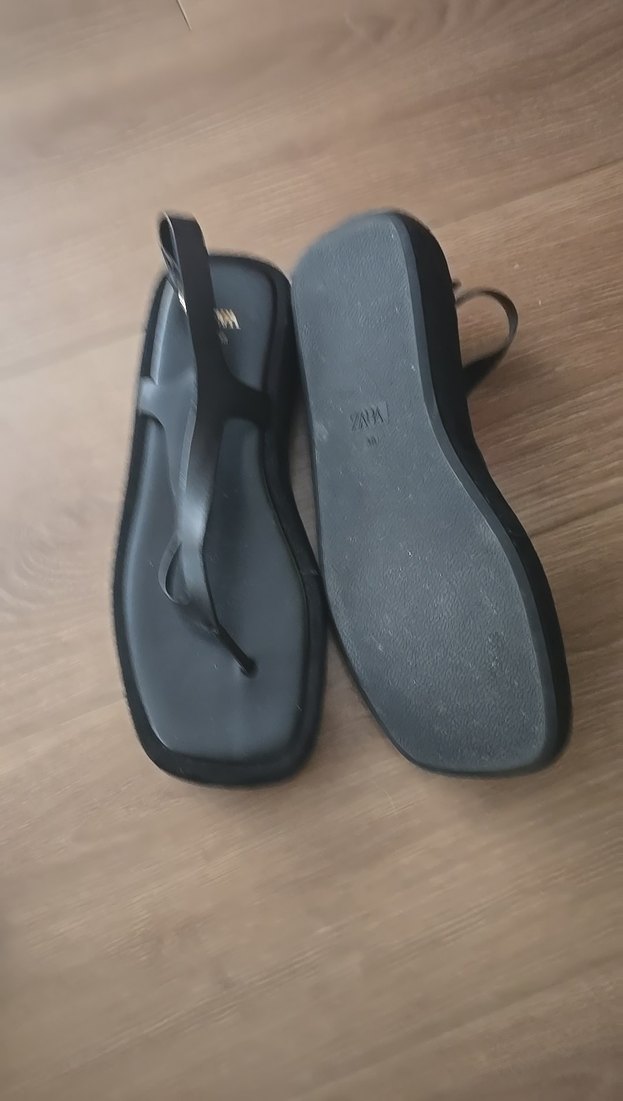 Siyah Minimalist Topuklu Kadın Terlik - Görsel 3