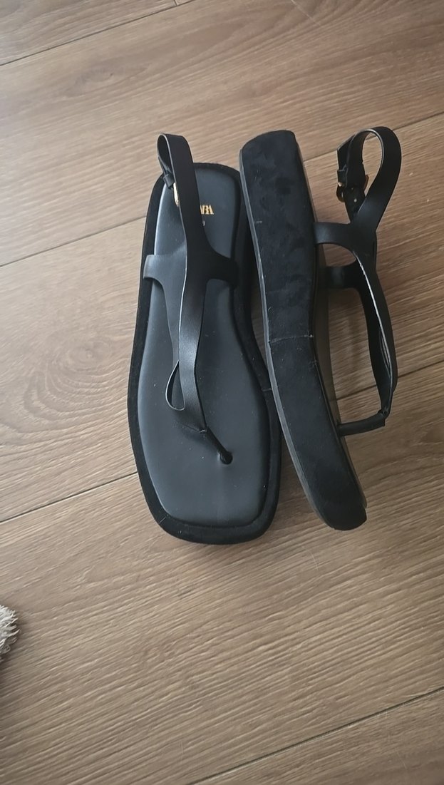 Siyah Minimalist Topuklu Kadın Terlik - Görsel 2