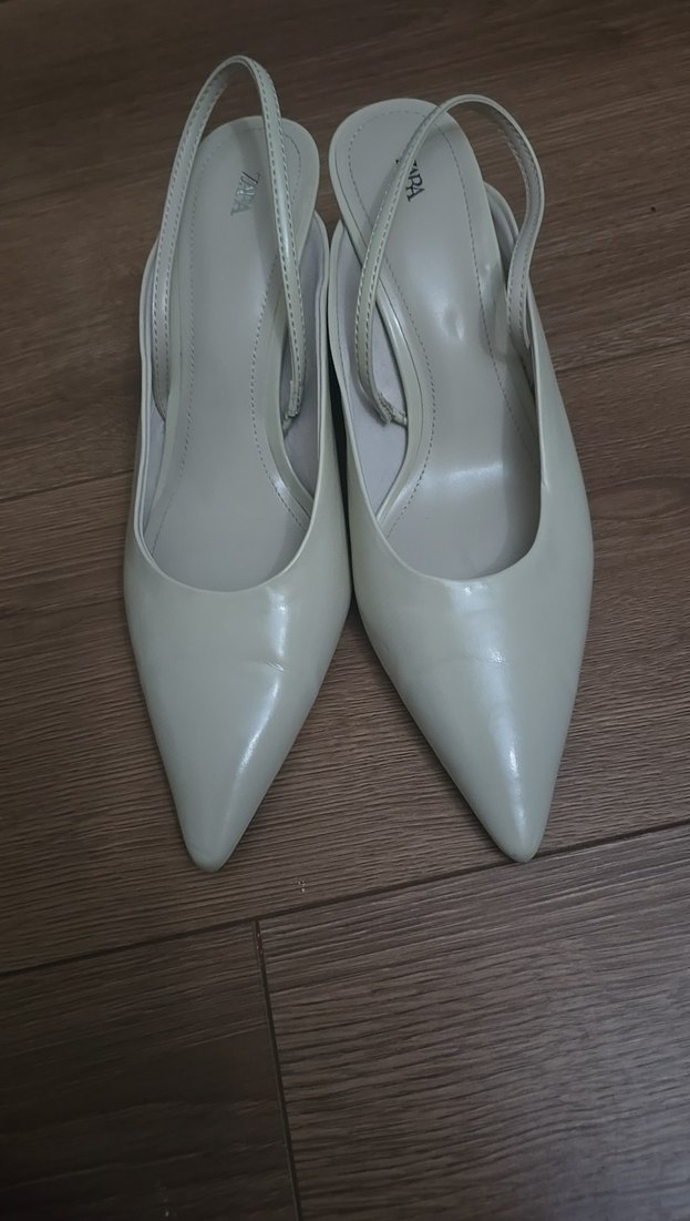 Bej Stiletto Topuklu Kadın Akşam Ayakkabısı - Görsel 5