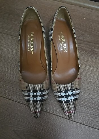 Kahverengi Kemerli Blok Topuklu Klasik Kadın Ayakkabı - Görsel 3