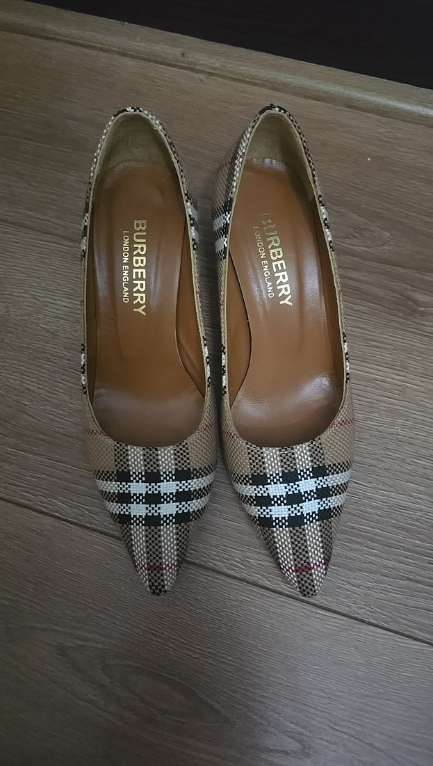 Kahverengi Kemerli Blok Topuklu Klasik Kadın Ayakkabı - Görsel 3