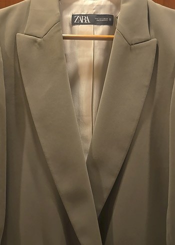 Bej Düğmeli Kadın Blazer Ceket - Görsel 2