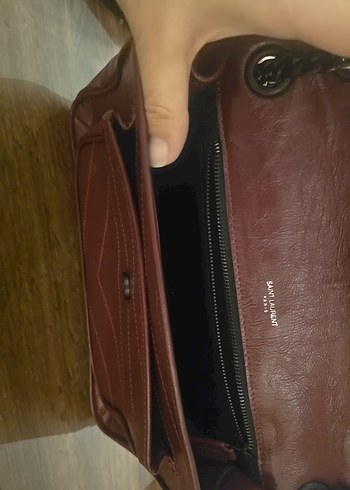 Kahverengi Deri Kadın Çanta - Görsel 4