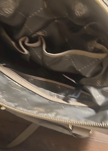 Yılan Desenli Kahverengi Deri Kadın Çanta - Görsel 2