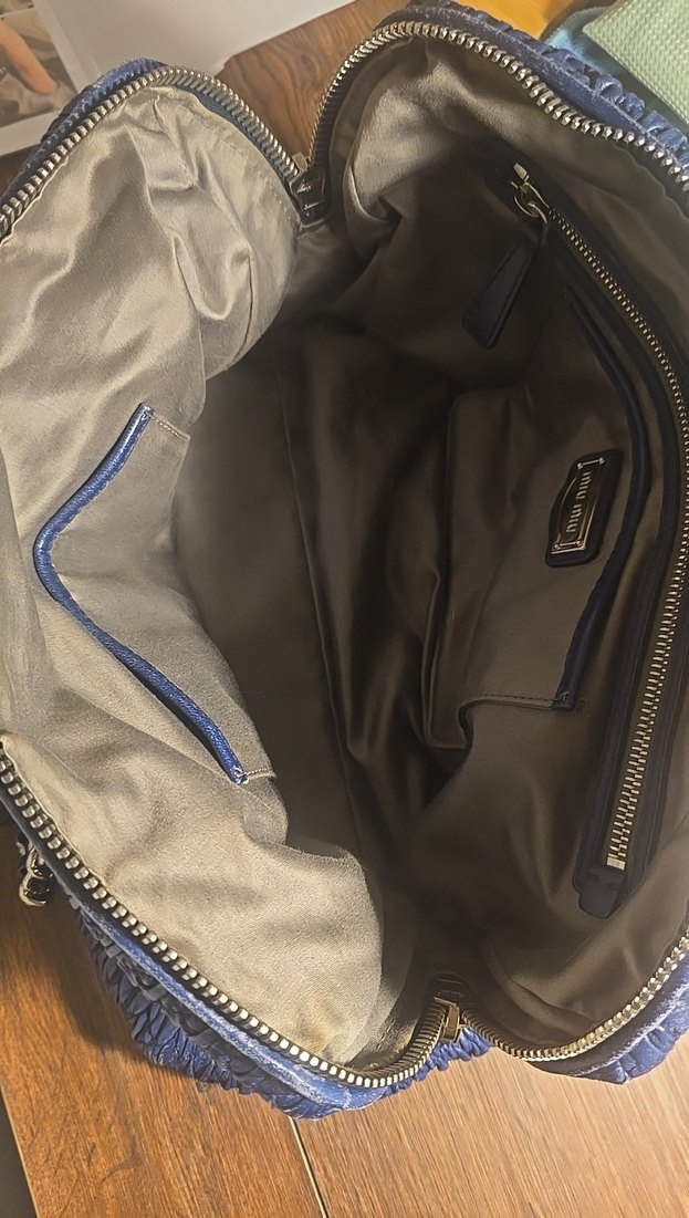 Lacivert Kadın Fermuarlı Günlük Çanta - Görsel 4