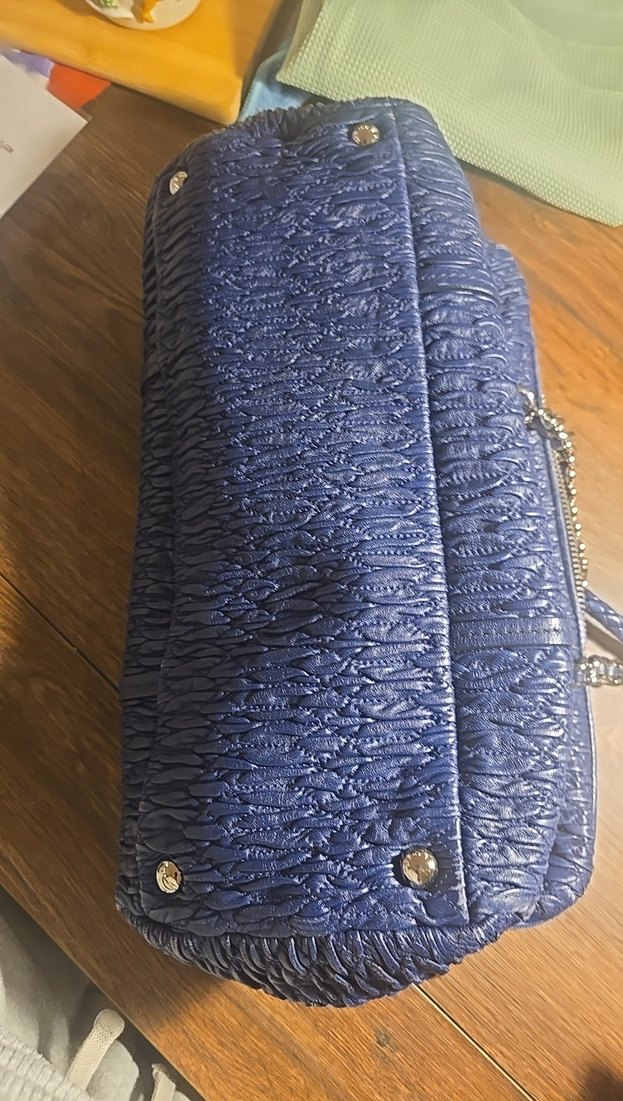 Lacivert Kadın Fermuarlı Günlük Çanta - Görsel 5