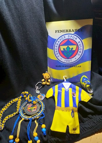 Fenerbahce Sari Lacivert Fan Seti 7 Parca