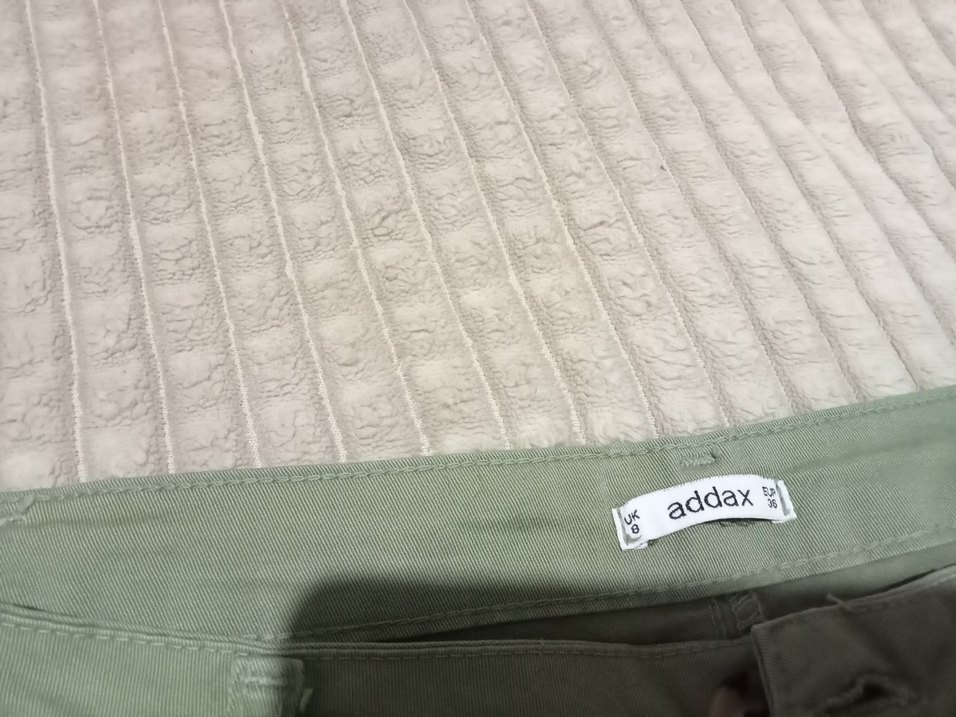 Kadın Yeşil Regular Fit Pamuk Pantolon - Görsel 4