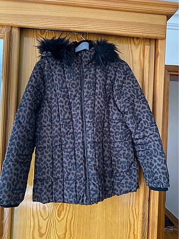Lcw 44 beden leopar bayan mont