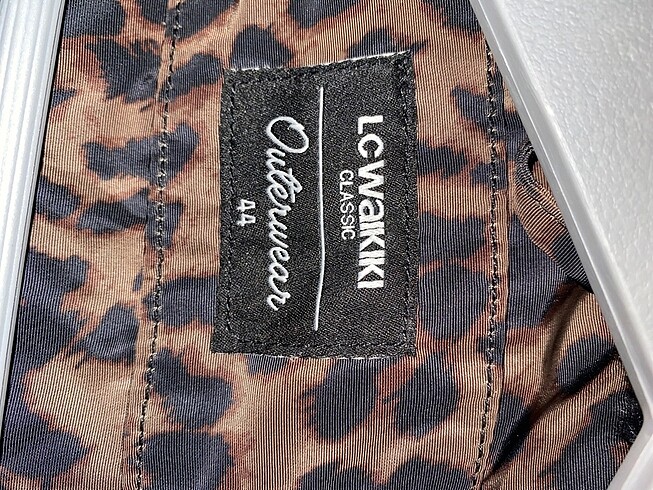 44 Beden Lcw 44 beden leopar bayan mont