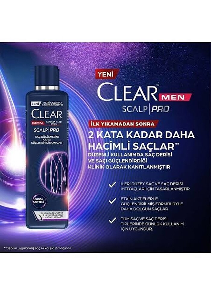 Clear Men Scalp Pro Şampuan - Görsel 2
