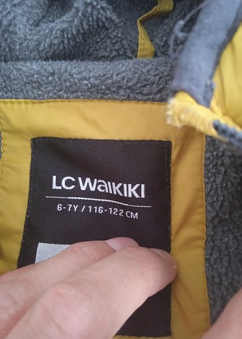 LC Waikiki Sarı Kapüşonlu Fermuarlı Erkek Çocuk Mont