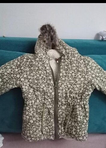 1,5 Yaş Beden Koton kiz bebek mont 