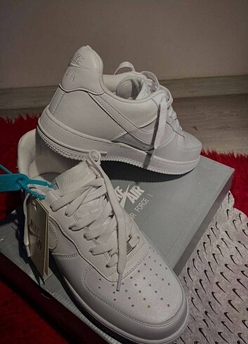 42 Beden beyaz Renk Nike airforce 