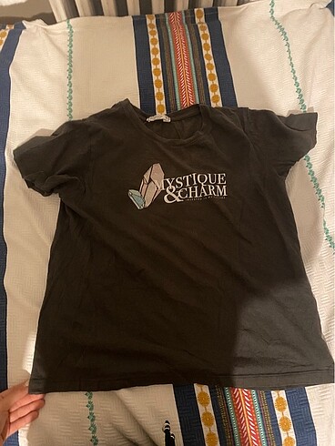 Stradivarius Gri Tshirt