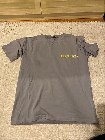 Trendyol & Milla Gri baskılı tshirt