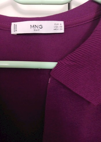 Mor V Yaka Kadın Uzun Tulum - Görsel 3