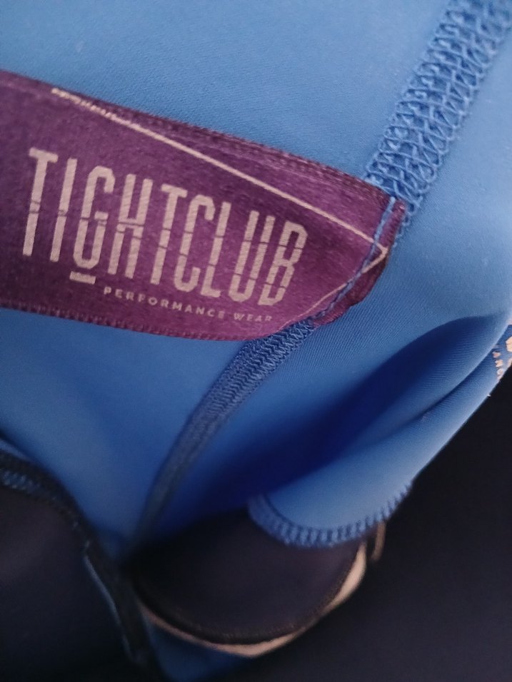 Mavi Elastik Bel Kadın Spor Taytı - Görsel 2