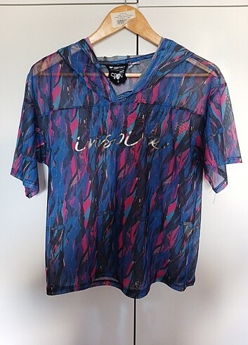 Ebru şallı şifon bluz - Görsel 2