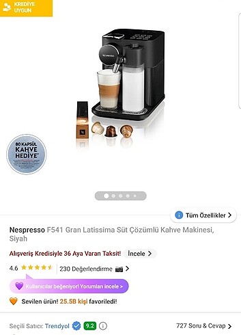 Nespresso kahve makinası