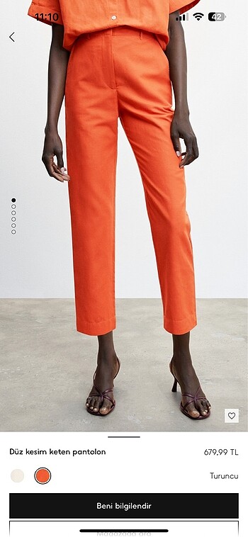 m Beden Mango keten pantolon